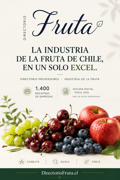 Directorio Proveedores Industria de la Fruta – Edición Excel